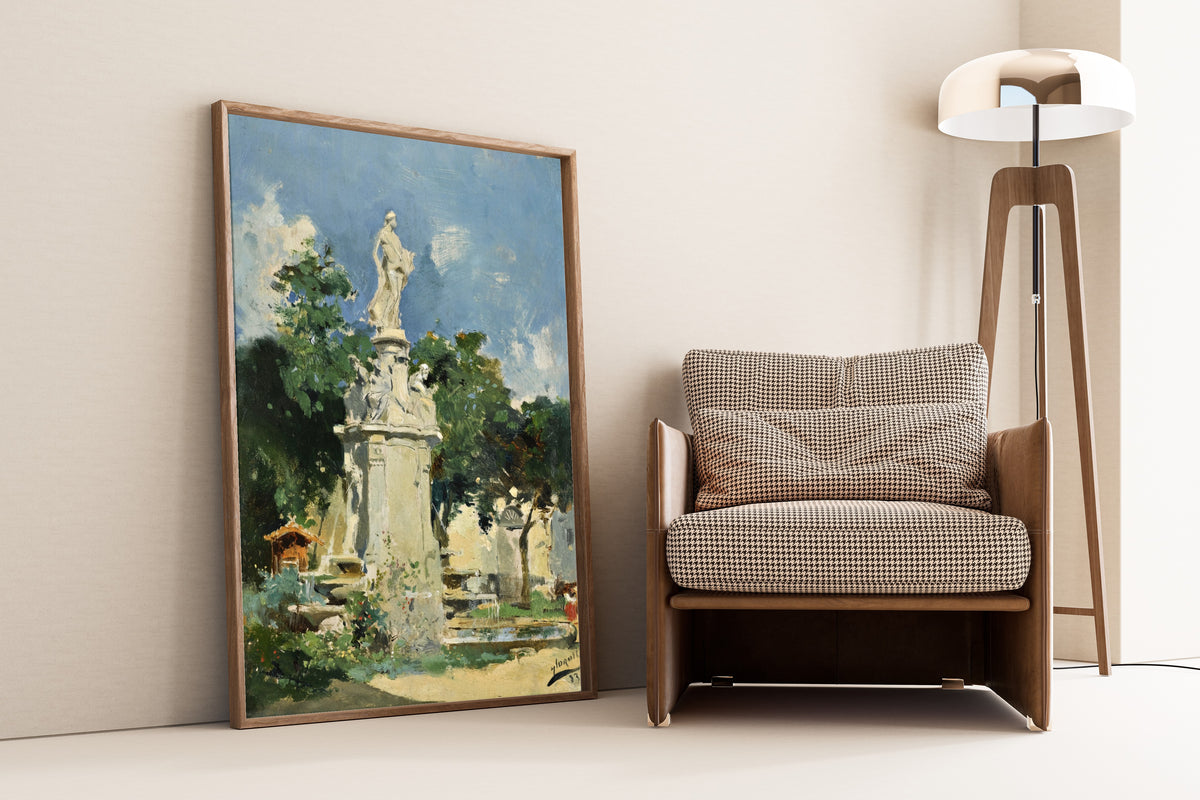 Joaquín Sorolla — The Fountain of Apollo, Madrid | Fine Art Print