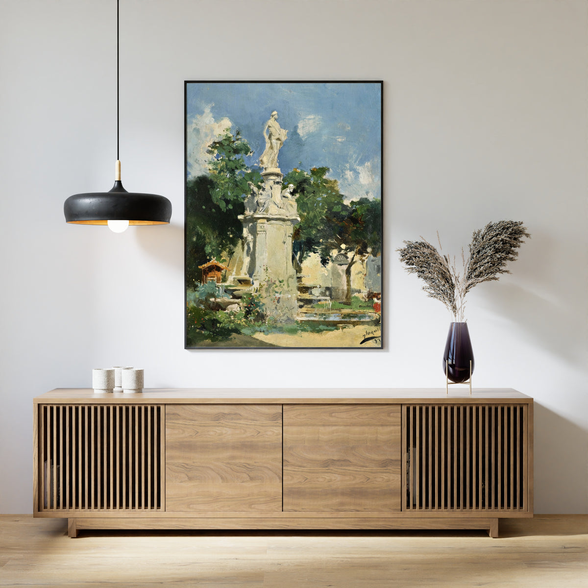 Joaquín Sorolla — The Fountain of Apollo, Madrid | Fine Art Print