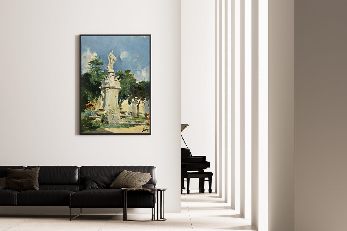 Joaquín Sorolla — The Fountain of Apollo, Madrid | Fine Art Print