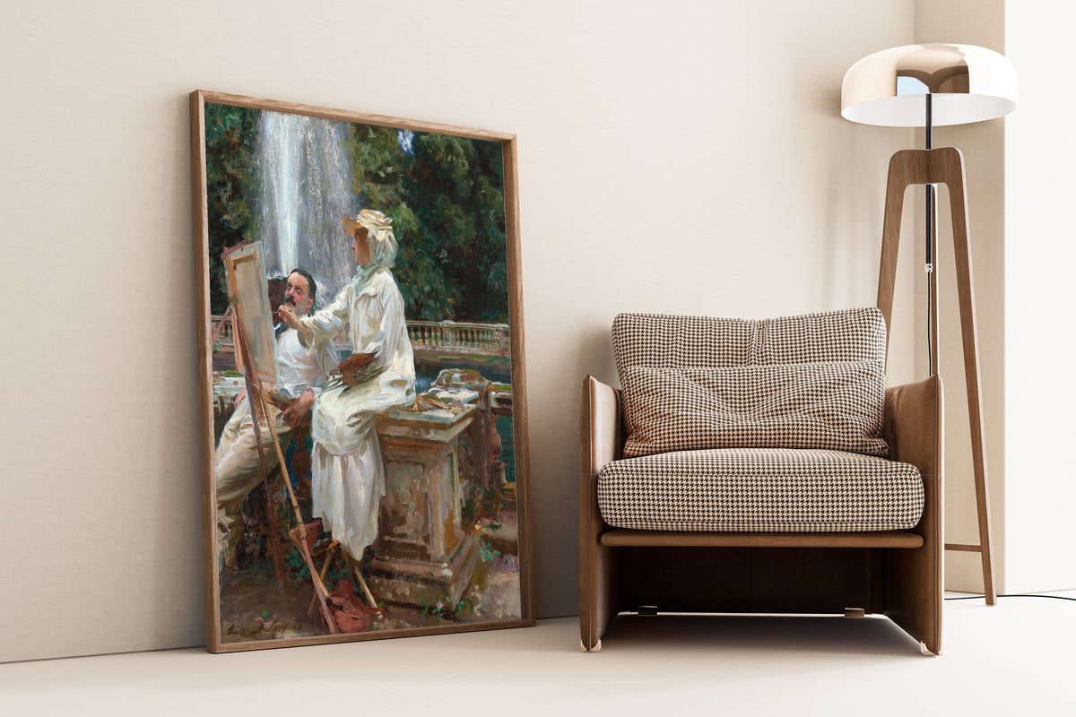 John Singer Sargent — The Fountain, Villa Torlonia, Frascati | Fine Art Print