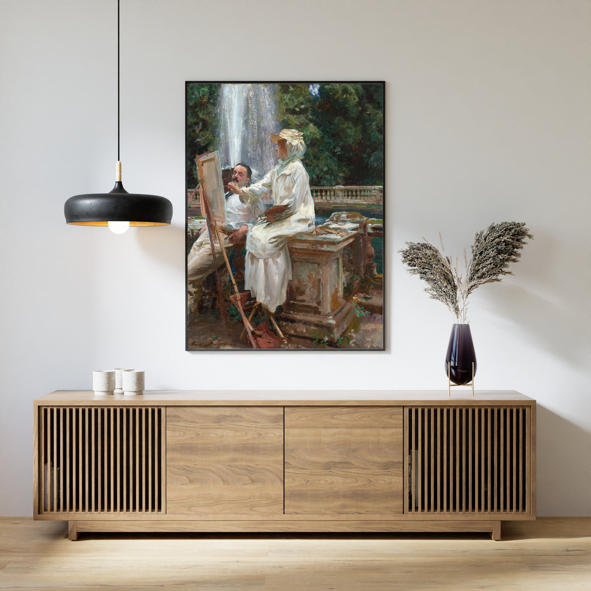 John Singer Sargent — The Fountain, Villa Torlonia, Frascati | Fine Art Print