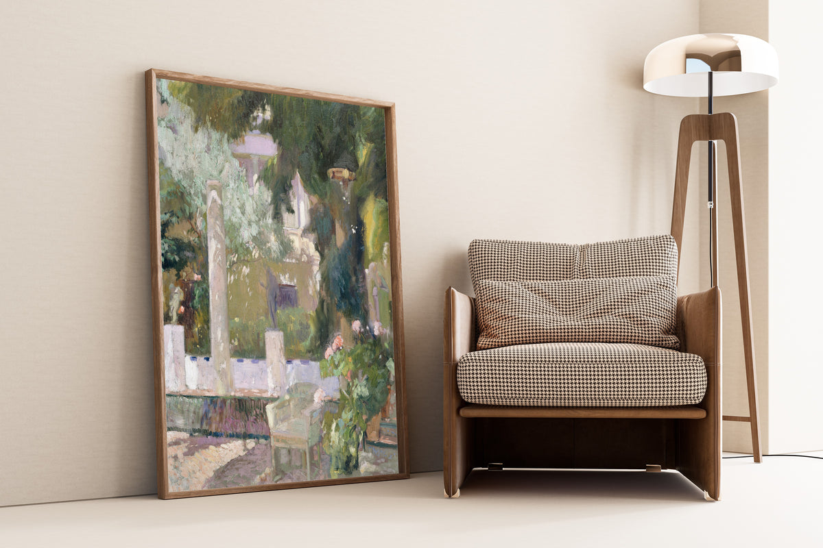 Joaquín Sorolla — The Gardens at the Sorolla Family House | Fine Art Print
