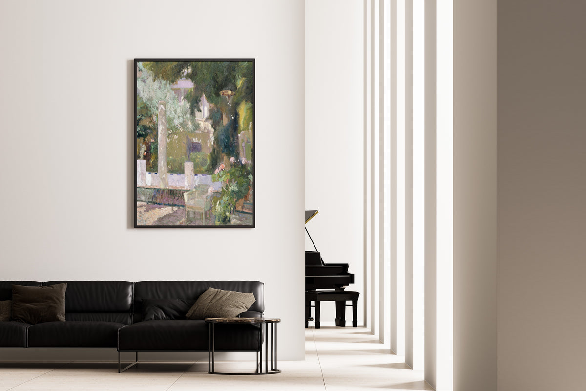 Joaquín Sorolla — The Gardens at the Sorolla Family House | Fine Art Print