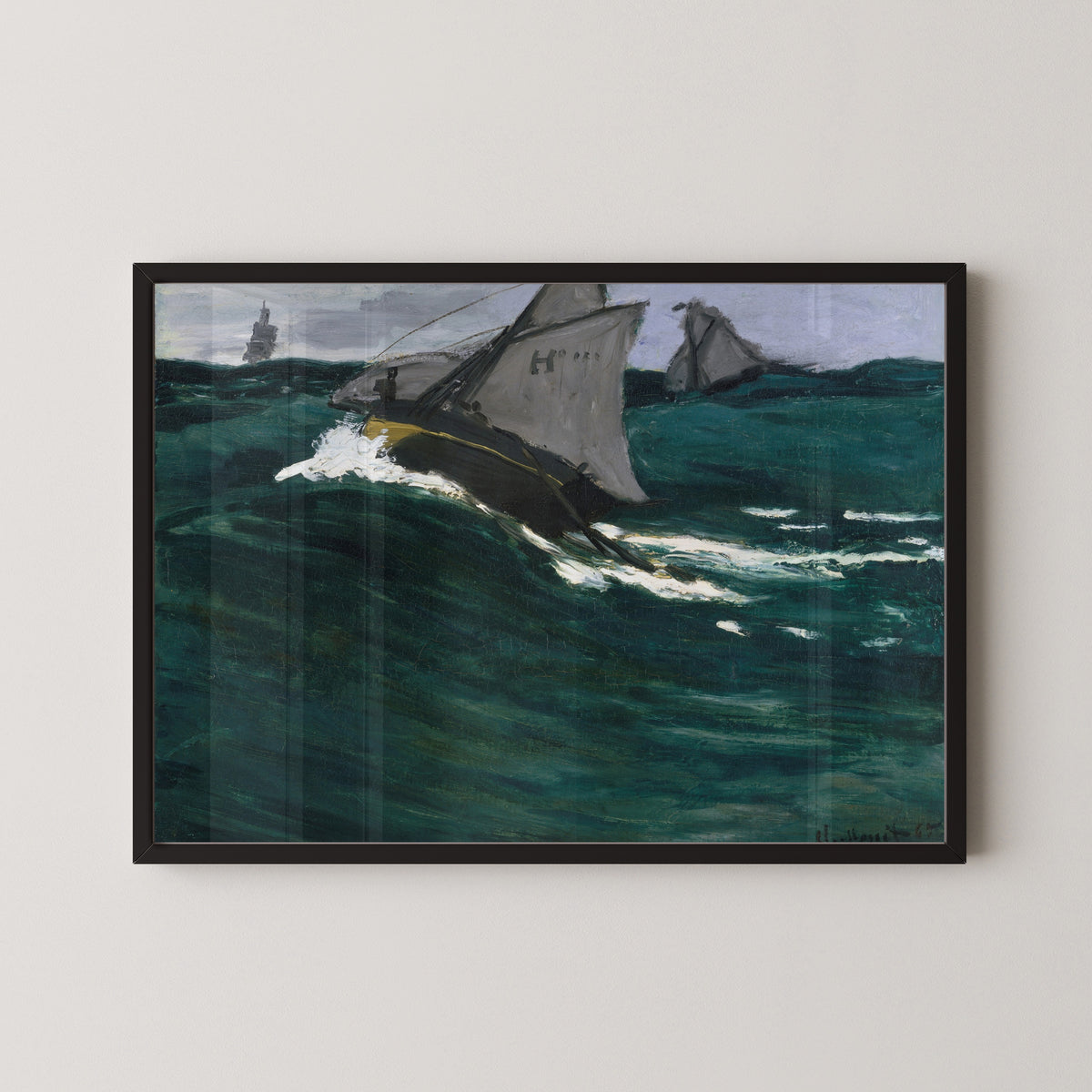Claude Monet — The Green Wave | Fine Art Print