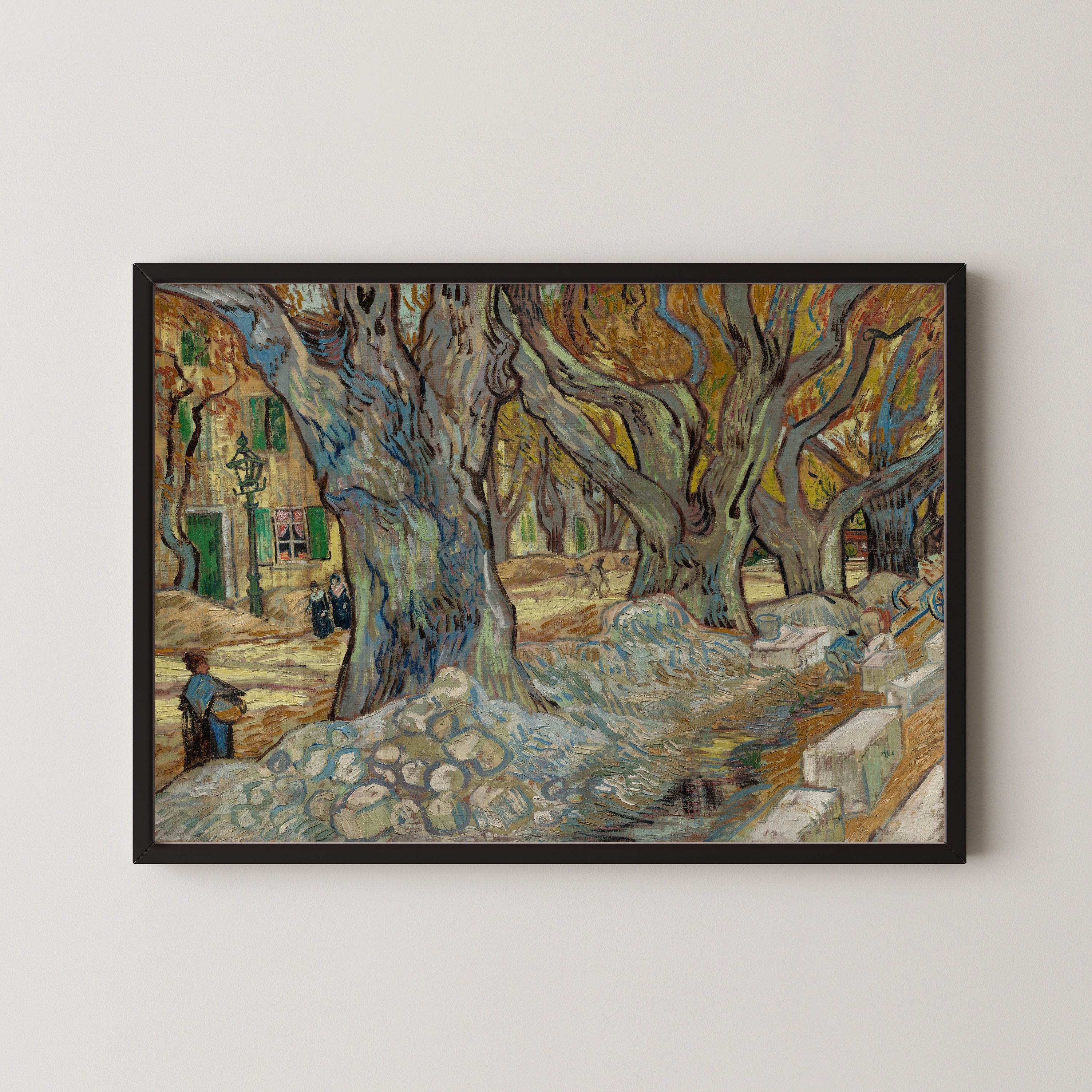 Vincent van Gogh — The Large Plane Trees (Road Menders at Saint-Rémy) | Fine Art Print