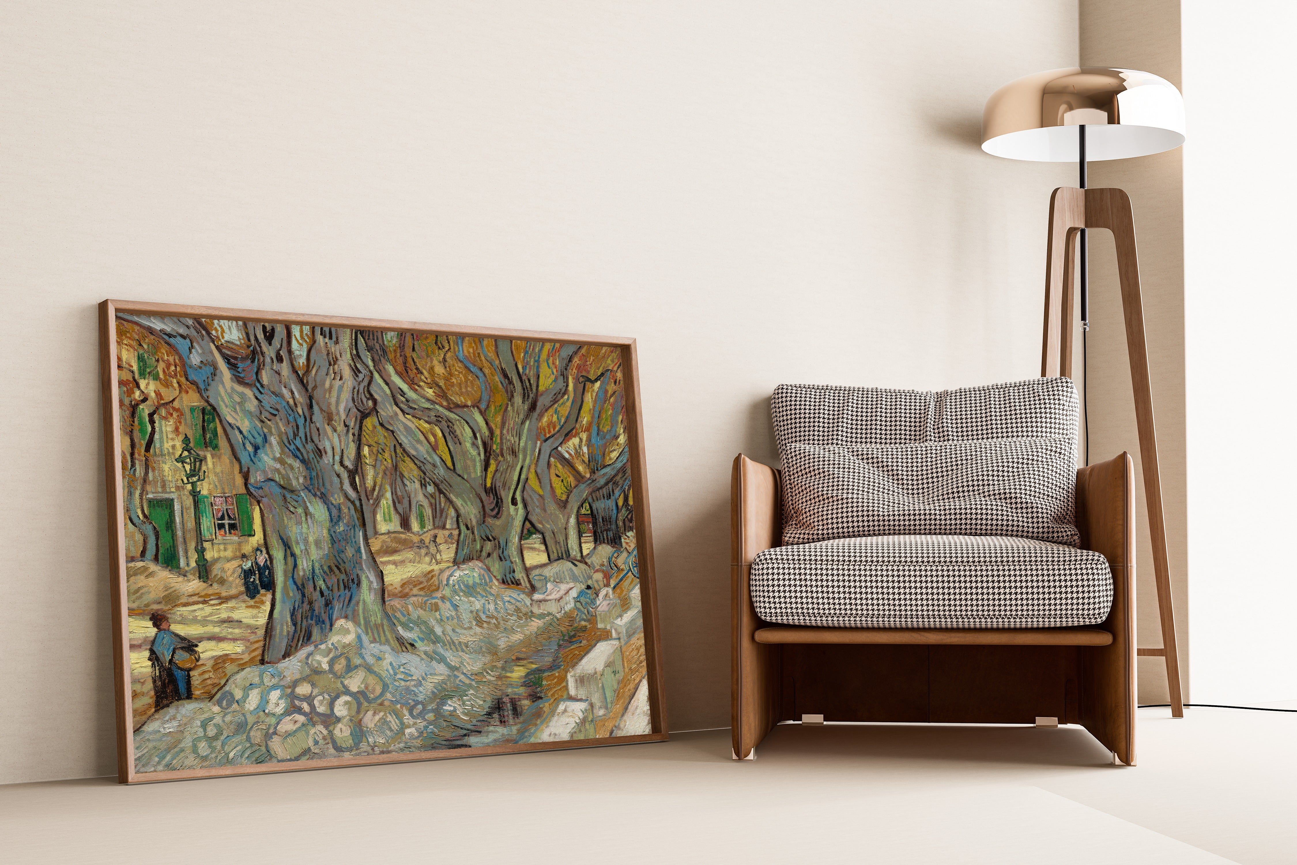 Vincent van Gogh — The Large Plane Trees (Road Menders at Saint-Rémy) | Fine Art Print