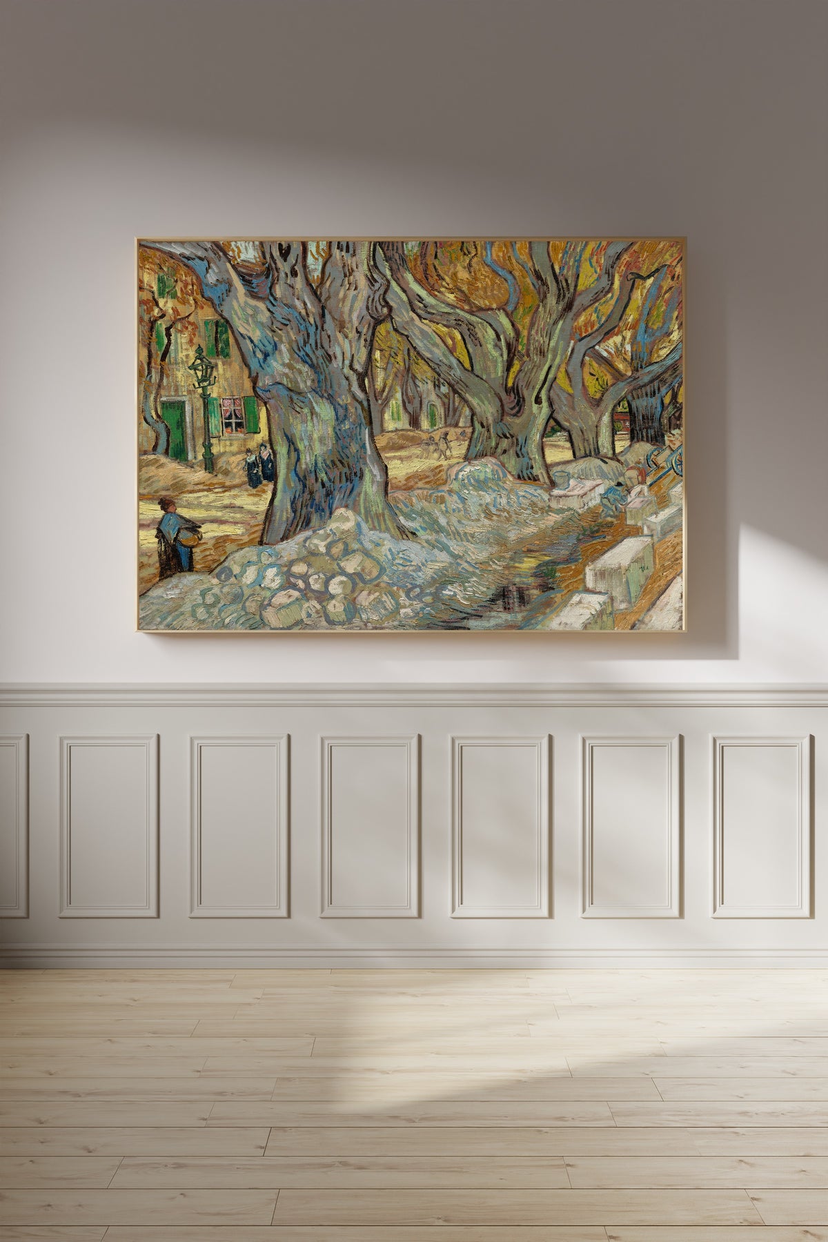 Vincent van Gogh — The Large Plane Trees (Road Menders at Saint-Rémy) | Fine Art Print
