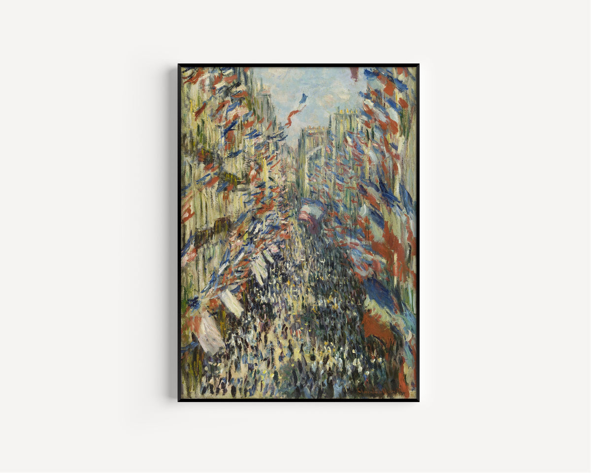 Claude Monet — The Rue Montorgueil, Paris, 30 June 1878 | Fine Art Print