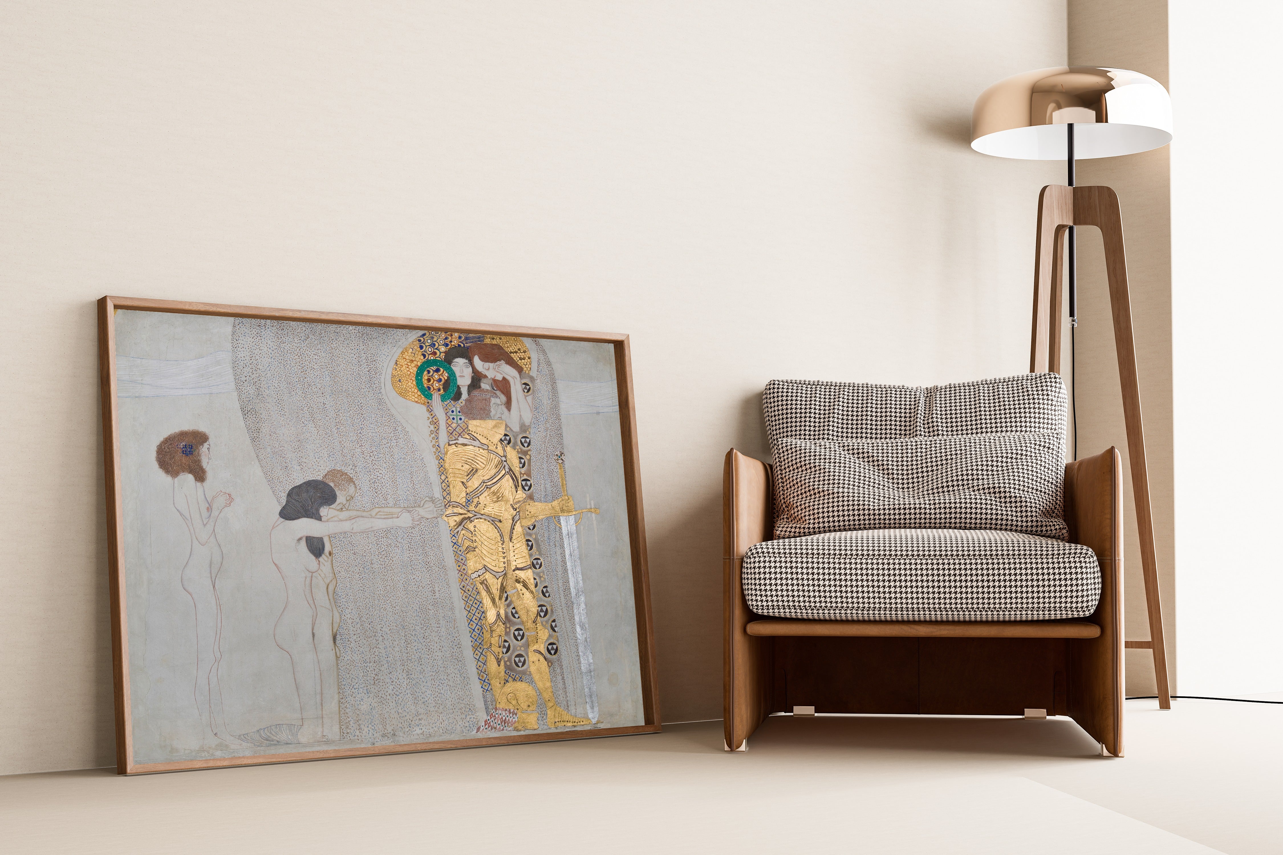 Gustav Klimt — The Suffering of Weak Mankind (Beethoven Frieze) | Fine Art Print