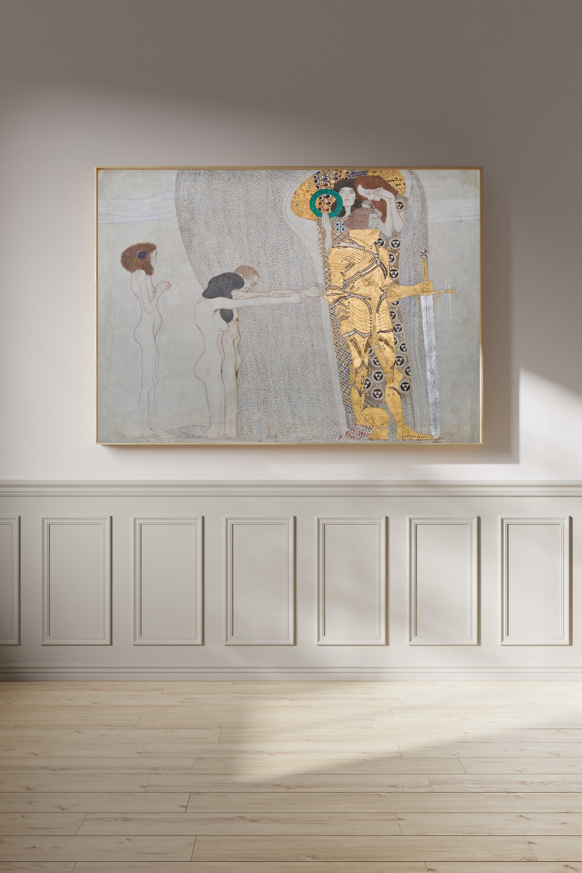 Gustav Klimt — The Suffering of Weak Mankind (Beethoven Frieze) | Fine Art Print