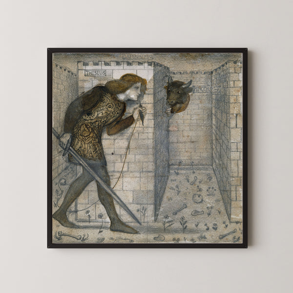 Edward Burne-Jones — Theseus and the Minotaur in the Labyrinth | Pre-Raphaelite Art Print