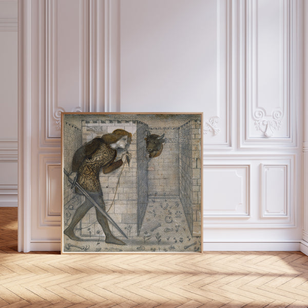 Edward Burne-Jones — Theseus and the Minotaur in the Labyrinth | Pre-Raphaelite Art Print