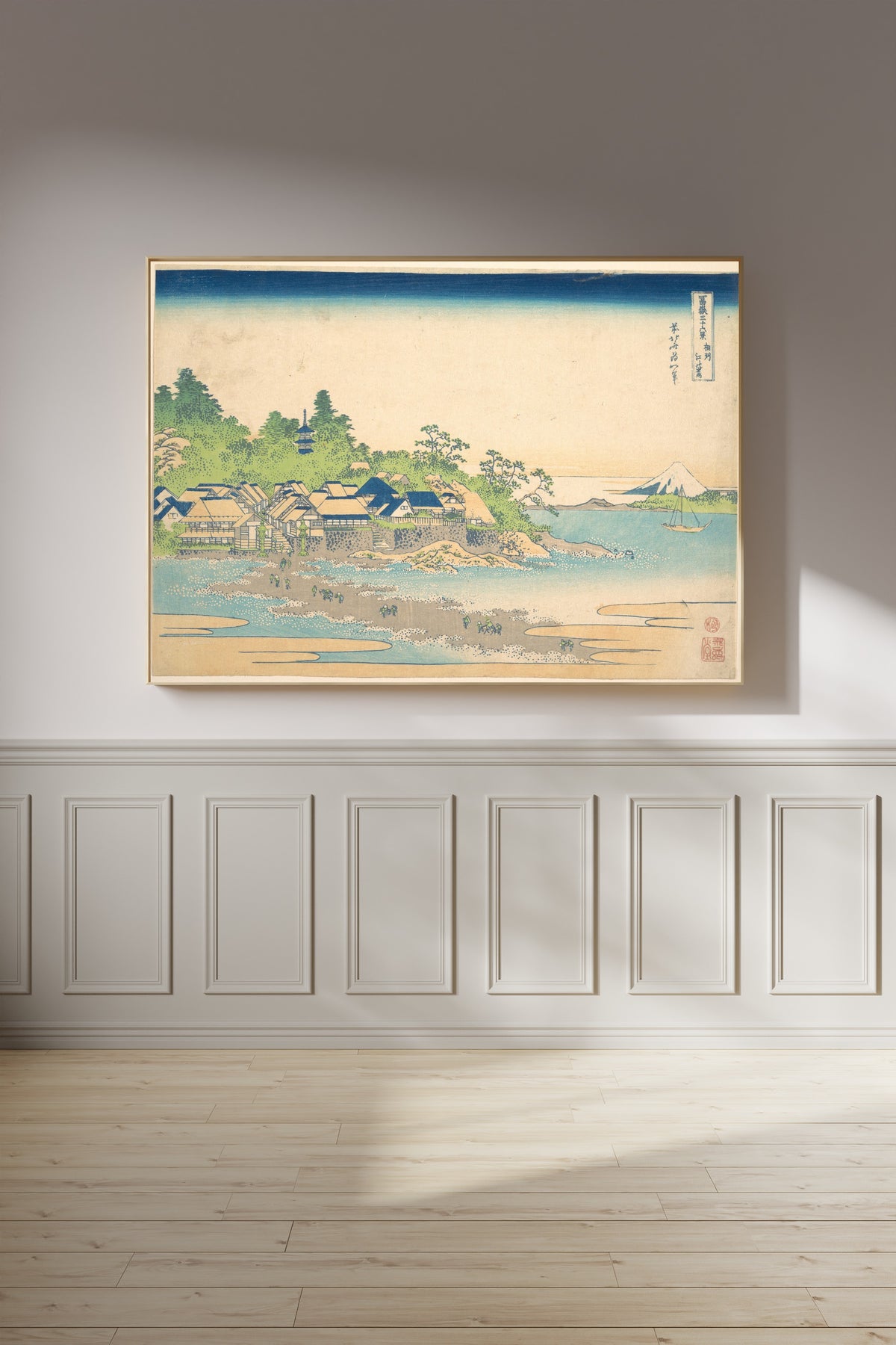 Katsushika Hokusai — Thirty-six Views of Mount Fuji: Enoshima Island in Sagami Province | Japanese Woodblock Print (Ukiyo-e)
