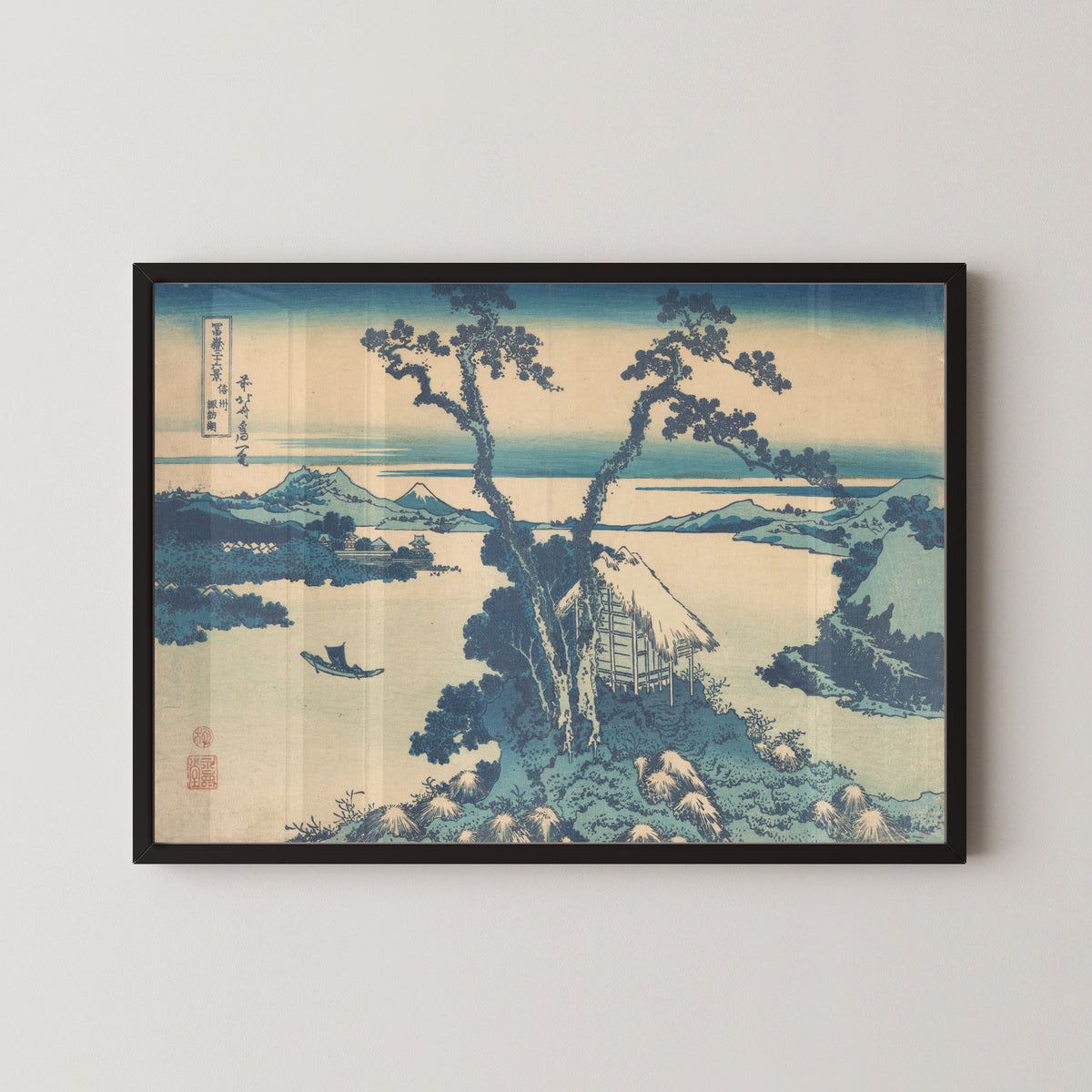 Katsushika Hokusai — Thirty-six Views of Mount Fuji: Lake Suwa in Shinano Province | Japanese Woodblock Print (Ukiyo-e)