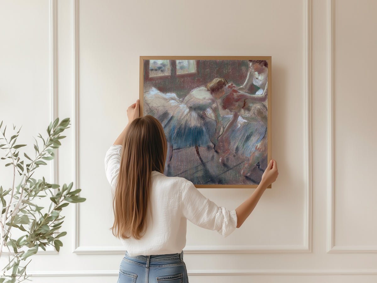 Edgar Degas — Three Dancers Preparing for Class | Fine Art Print
