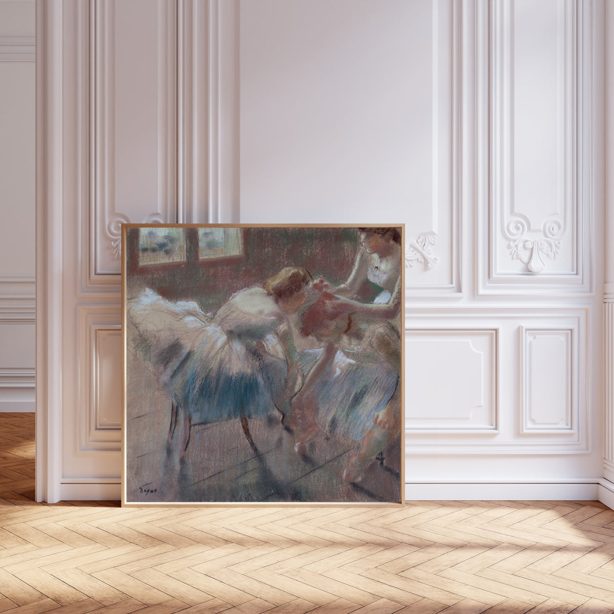 Edgar Degas — Three Dancers Preparing for Class | Fine Art Print