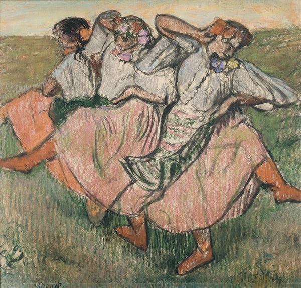 Edgar Degas — Three Dancers in Ukrainian Dress | Fine Art Print