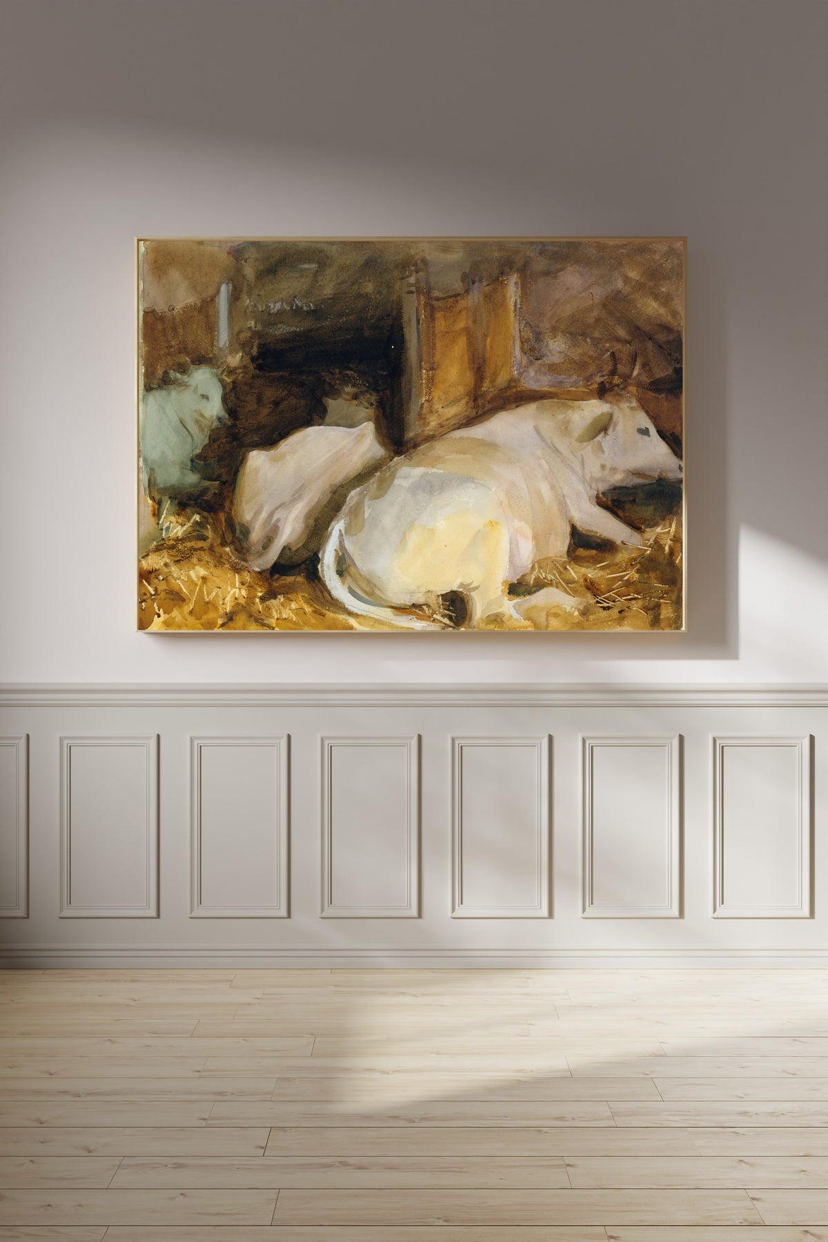John Singer Sargent — Three Oxen | Fine Art Print