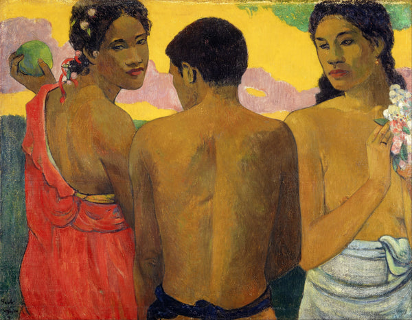 Paul Gauguin — Three Tahitians | Fine Art Print