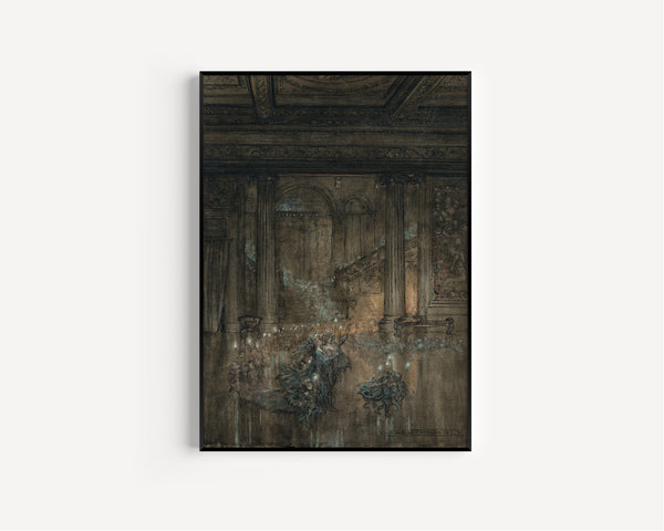 Arthur Rackham — Through the House Give Glimmering Light | Shakespeare Illustration Print