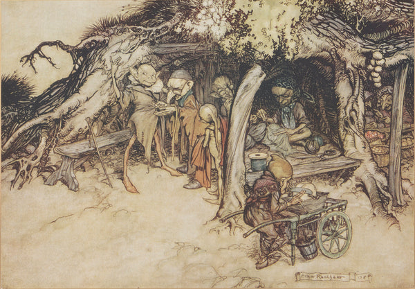 Arthur Rackham — To Make My Small Elves Coats | Shakespeare Illustration Print