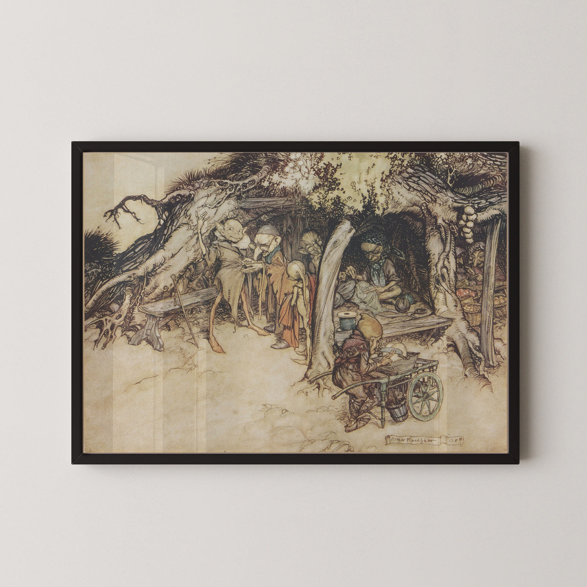 Arthur Rackham — To Make My Small Elves Coats | Shakespeare Illustration Print
