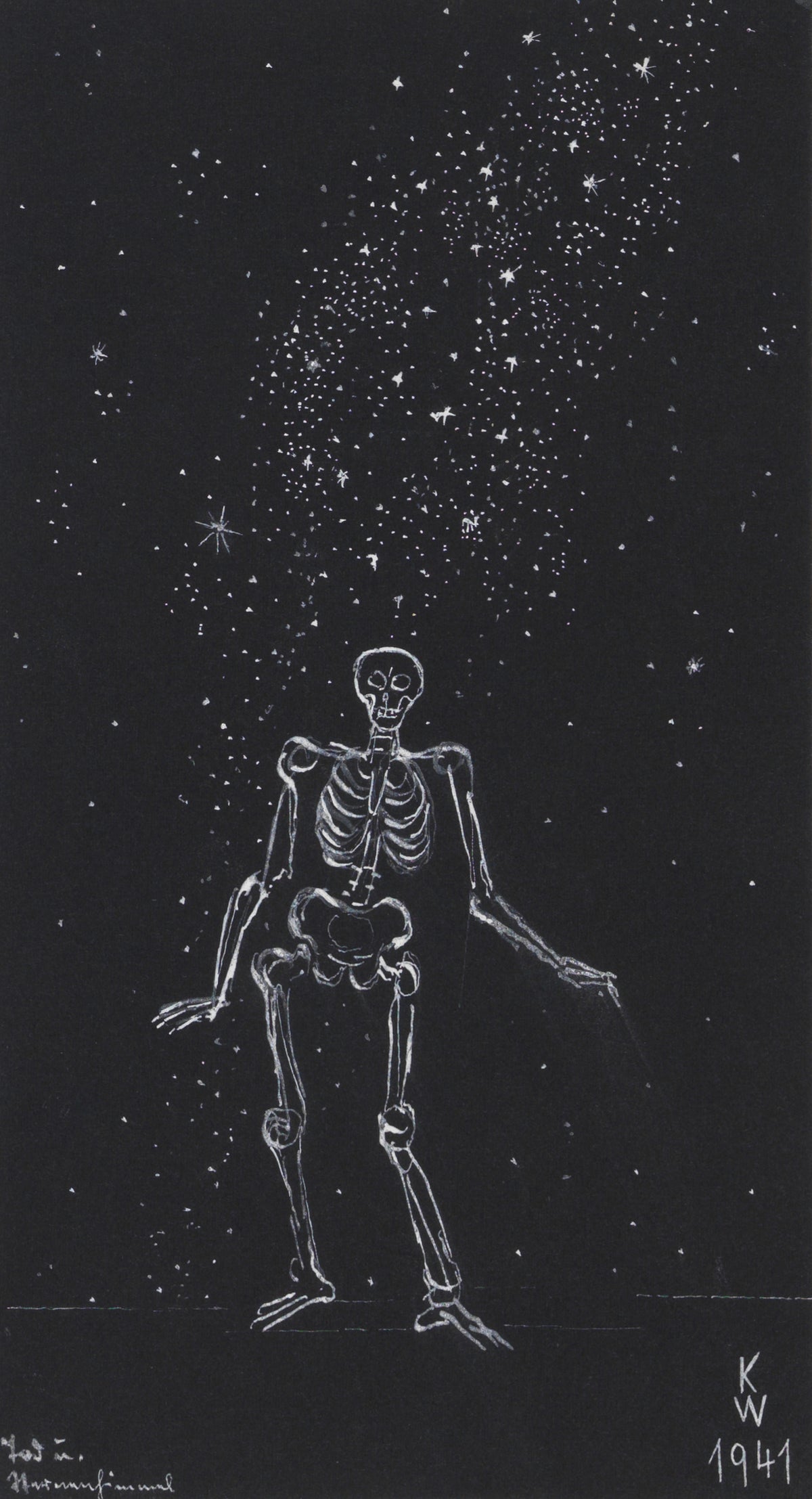 Karl Wiener — Tod und Sternenhimmel (Death and the Starry Sky) | Surreal Art Print