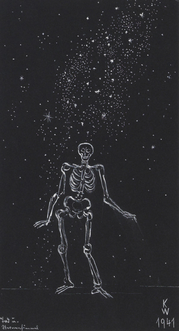 Karl Wiener — Tod und Sternenhimmel (Death and the Starry Sky) | Surreal Art Print