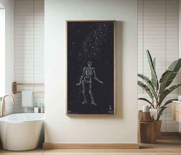 Karl Wiener — Tod und Sternenhimmel (Death and the Starry Sky) | Surreal Art Print