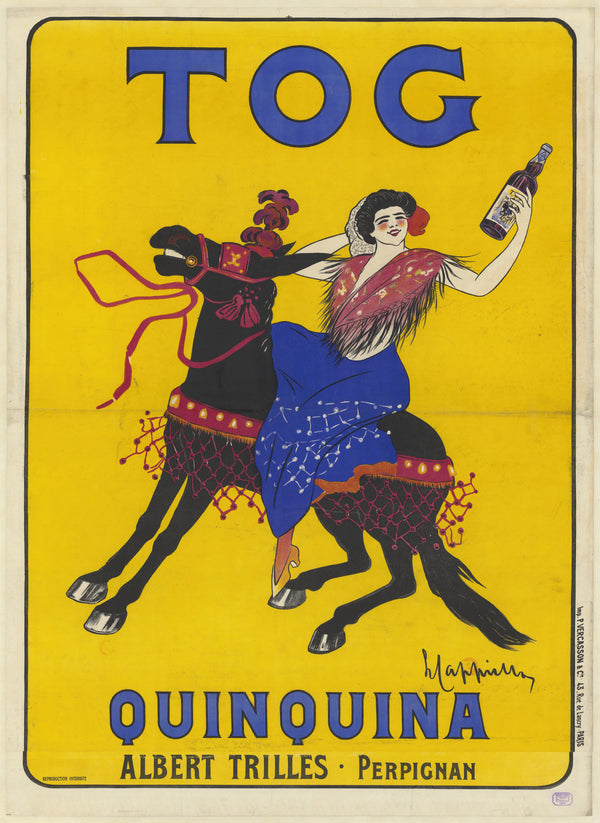 Leonetto Cappiello — Tog Quinquina, Albert Trilles-Perpignan | Vintage Poster Print