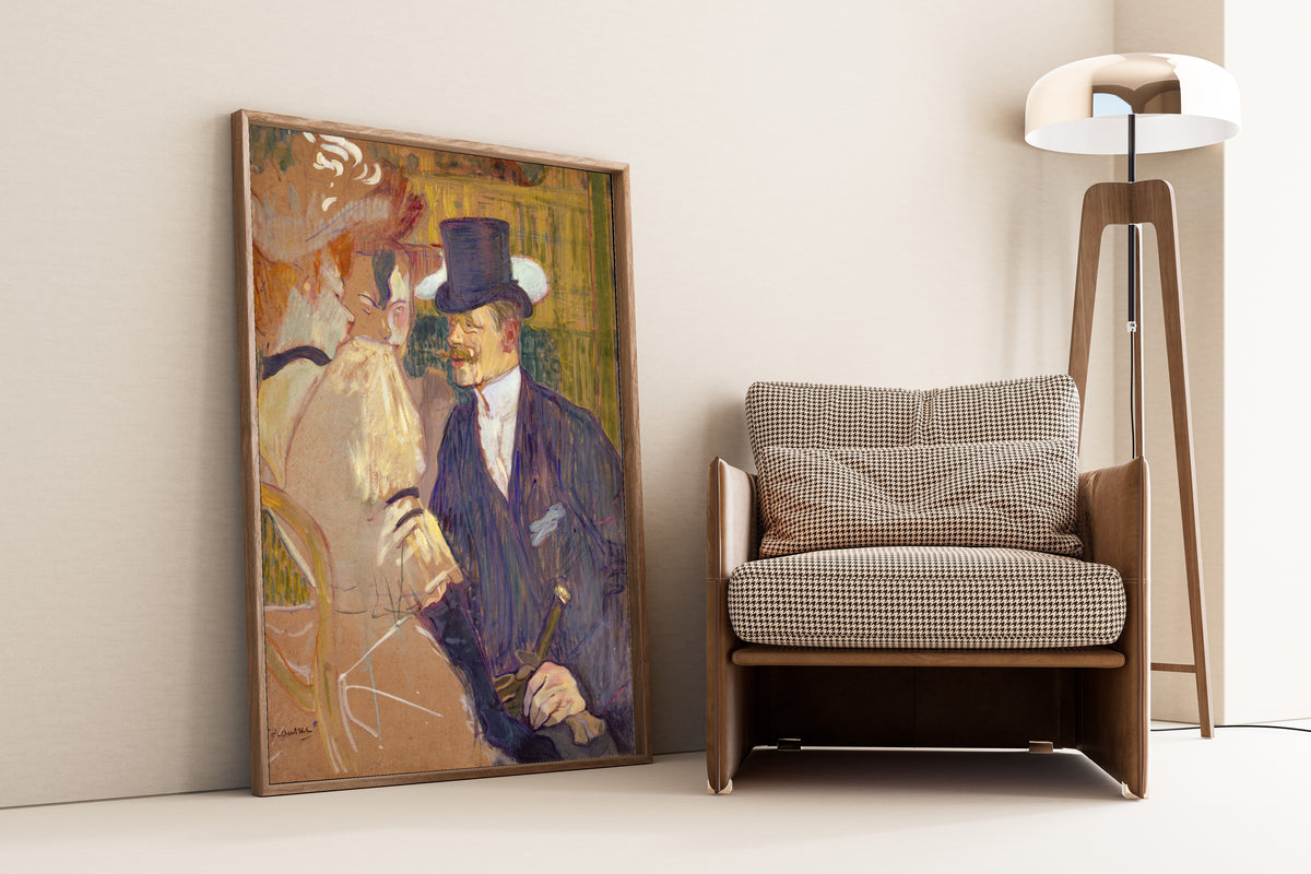 Henri de Toulouse-Lautrec — The Englishman at the Moulin Rouge | Fine Art Print