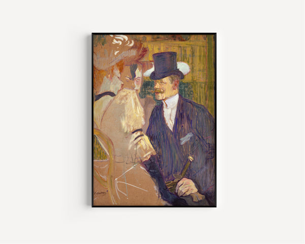 Henri de Toulouse-Lautrec — The Englishman at the Moulin Rouge | Fine Art Print