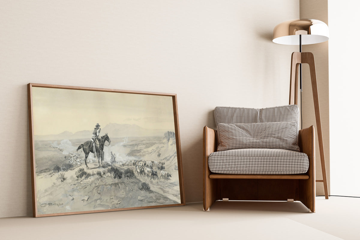 Charles M. Russell — Trail Boss | Western Art Print