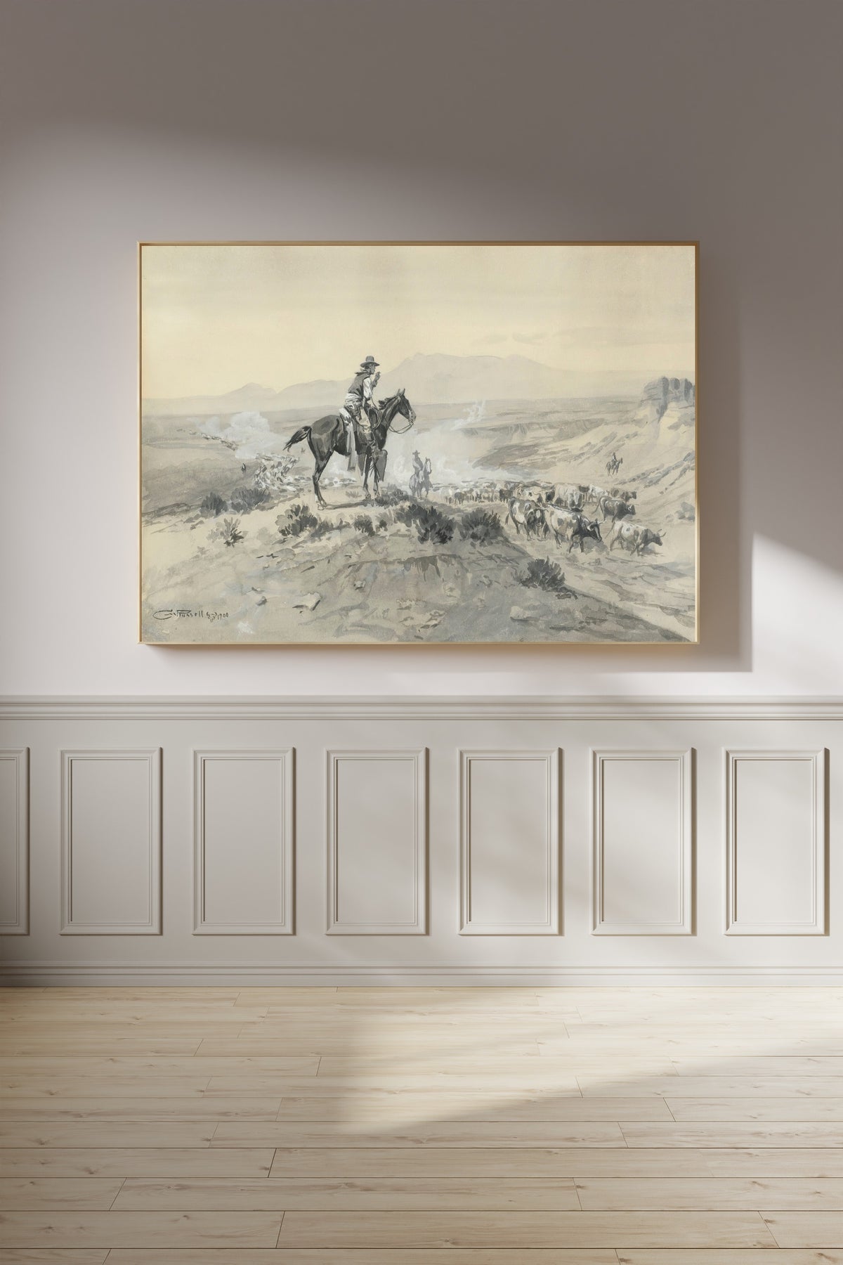 Charles M. Russell — Trail Boss | Western Art Print