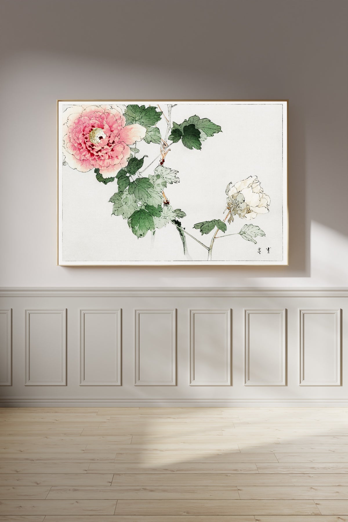 Watanabe Seitei — Tree Peony | Japanese Bird & Flower Woodblock Print