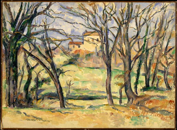 Paul Cezanne — Trees and Houses Near the Jas de Bouffan | Fine Art Print