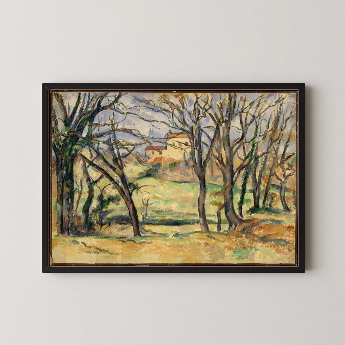 Paul Cezanne — Trees and Houses Near the Jas de Bouffan | Fine Art Print