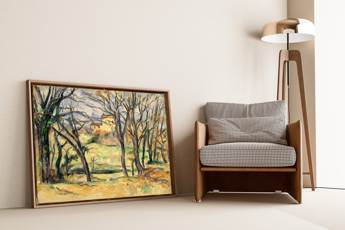 Paul Cezanne — Trees and Houses Near the Jas de Bouffan | Fine Art Print
