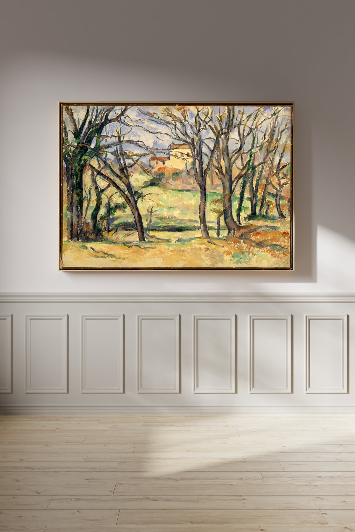 Paul Cezanne — Trees and Houses Near the Jas de Bouffan | Fine Art Print