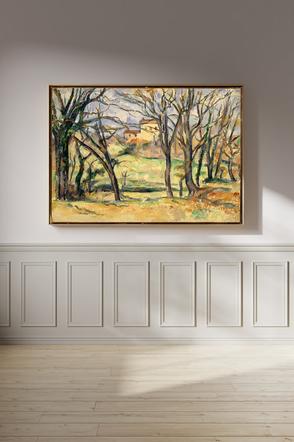 Paul Cezanne — Trees and Houses Near the Jas de Bouffan | Fine Art Print