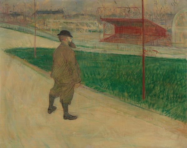 Henri de Toulouse-Lautrec — Tristan Bernard at the Vélodrome Buffalo | Fine Art Print