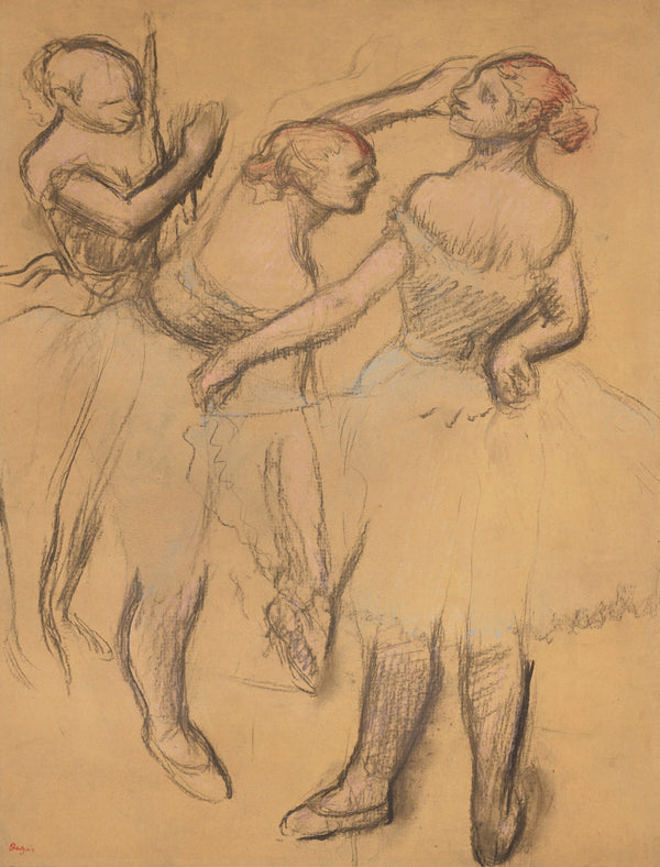 Edgar Degas — Trois danseuses (Dancer with Hand on Hip) | Fine Art Print
