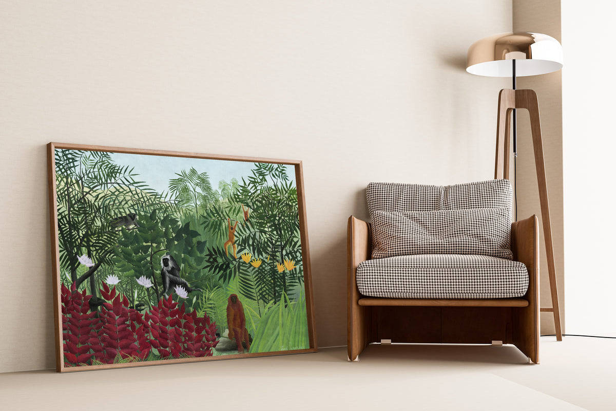 Henri Rousseau — Tropical Forest with Monkeys | Fine Art Print