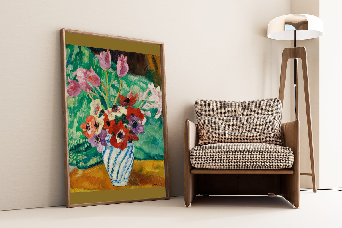 Louis Valtat — Tulips and Anemones | Fauvist Fine Art Print