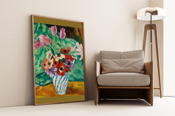 Louis Valtat — Tulips and Anemones | Fauvist Fine Art Print
