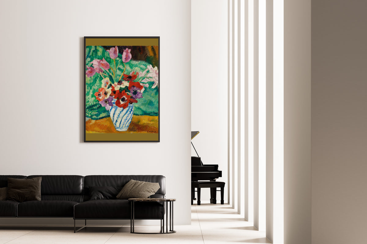 Louis Valtat — Tulips and Anemones | Fauvist Fine Art Print