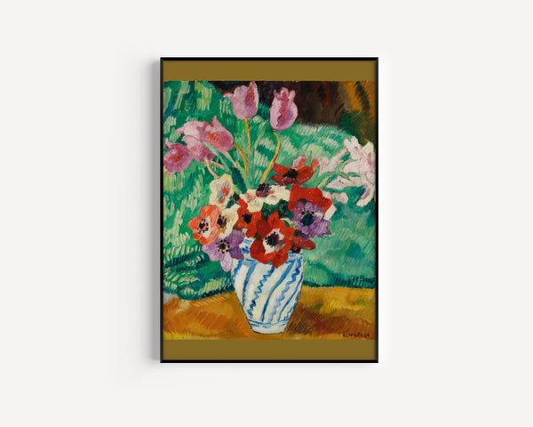 Louis Valtat — Tulips and Anemones | Fauvist Fine Art Print