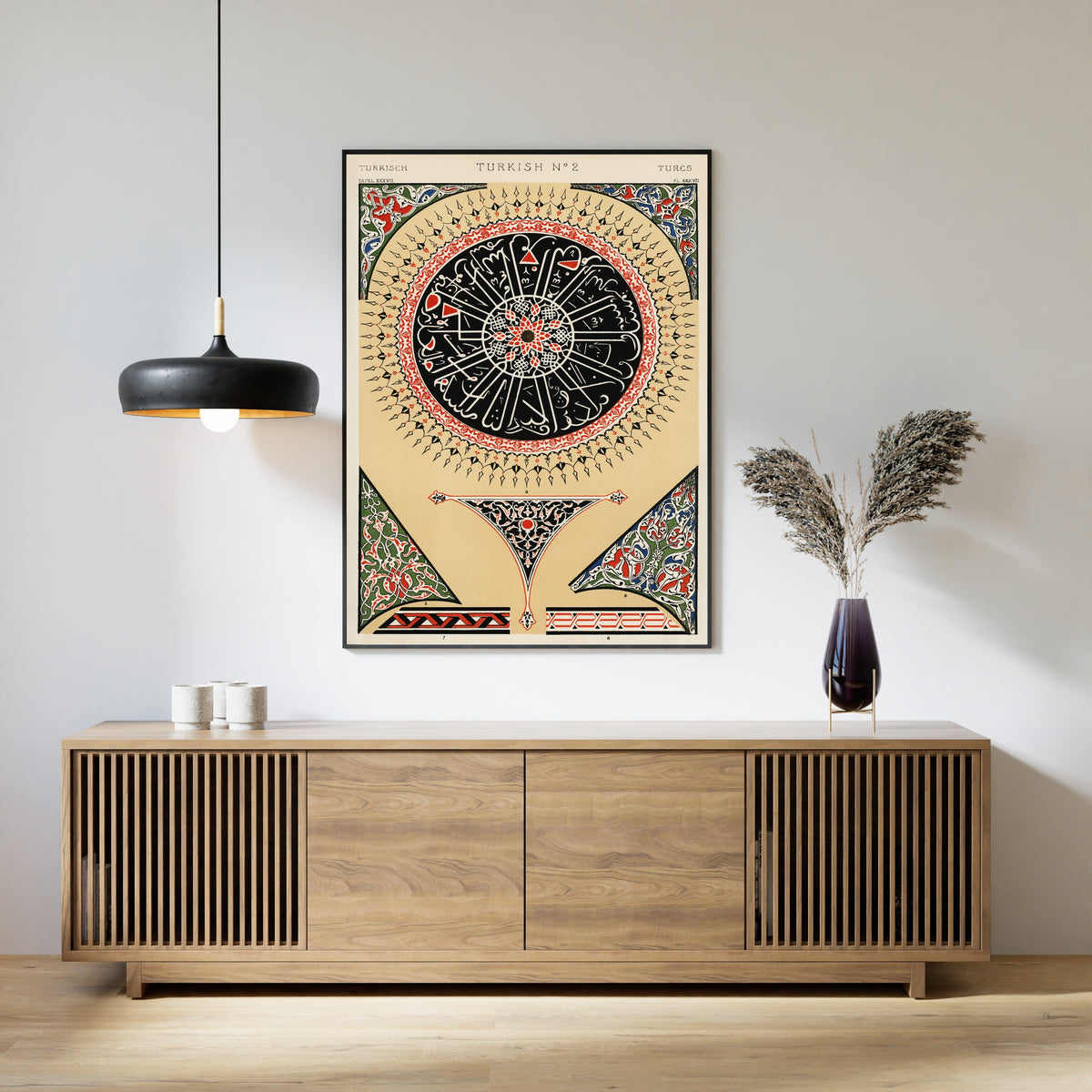 Owen Jones — Turkish No. 2, from The Grammar of Ornament | Ornament Plate Print
