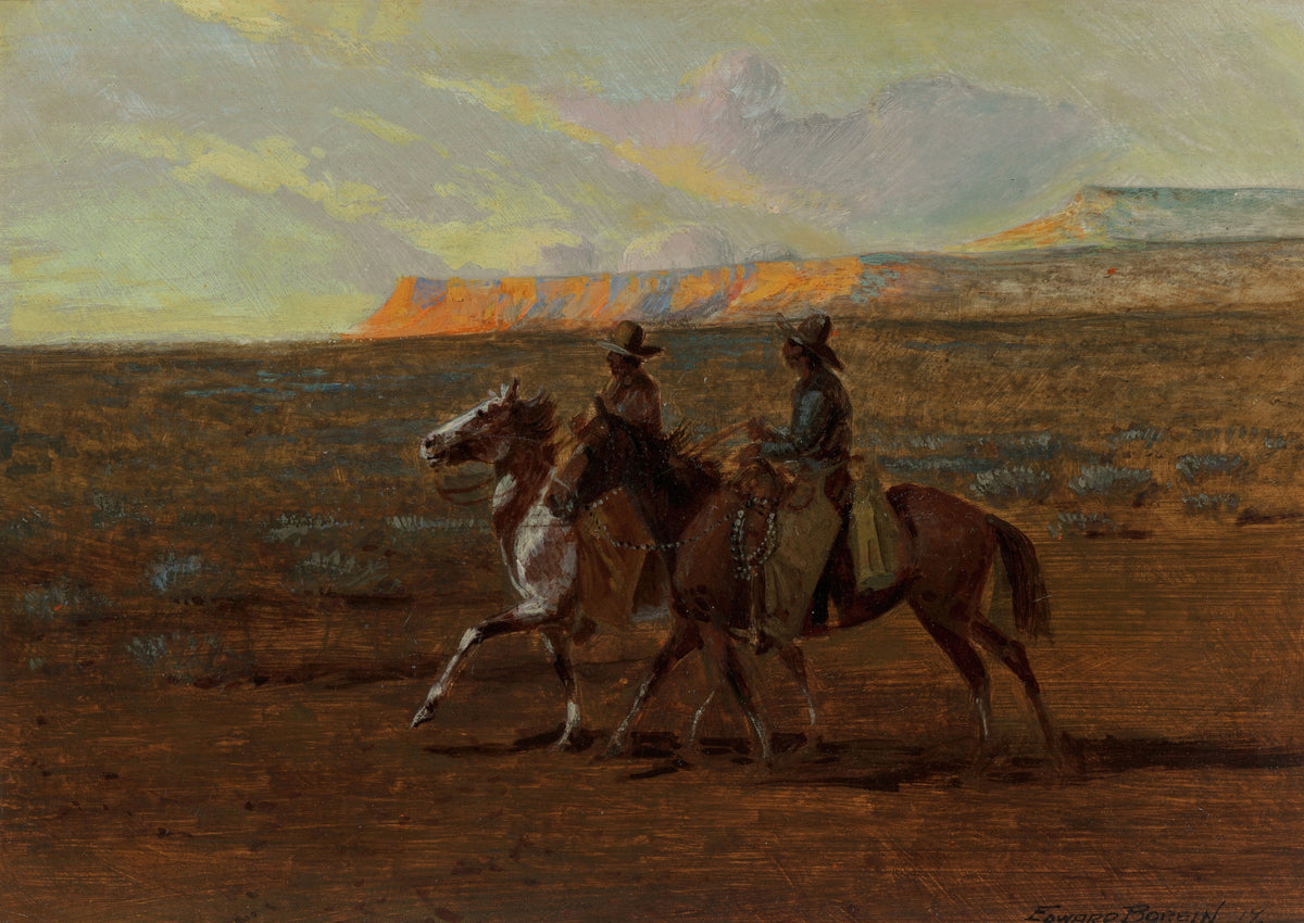 Edward Borein — Two Cowboys | Western Art Print