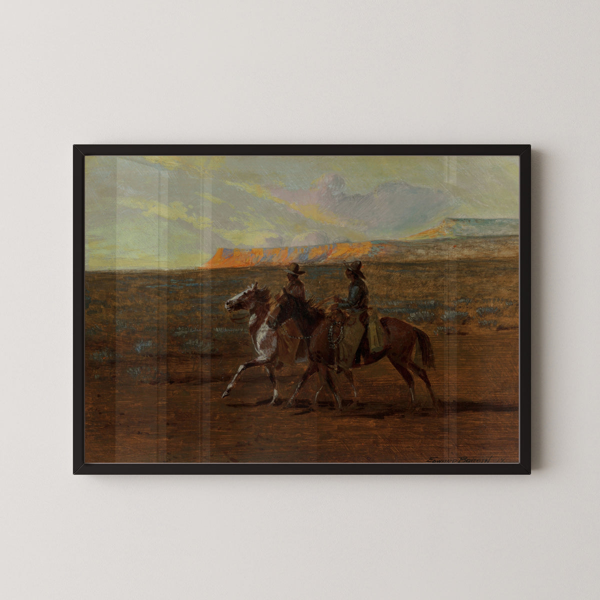Edward Borein — Two Cowboys | Western Art Print